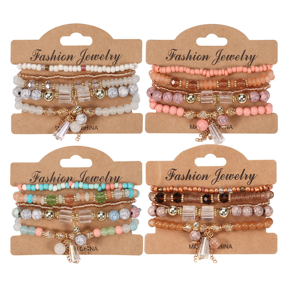 Jewelry Making Kits For Girls - Boho Quasten-Armband-Set für Damen, mehrschichtig, für