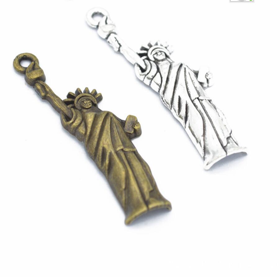 Jewelry Making York - 5 Stück Charms Freiheitsstatue New York