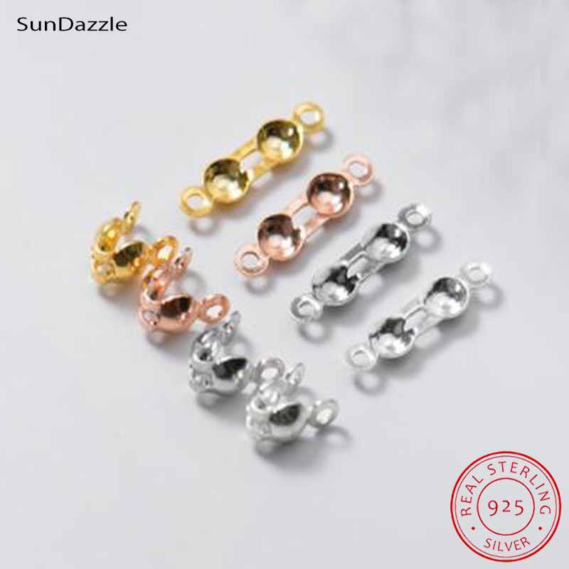 Jewelry Making Class - 4 Stück Echte Reine 925 Sterling