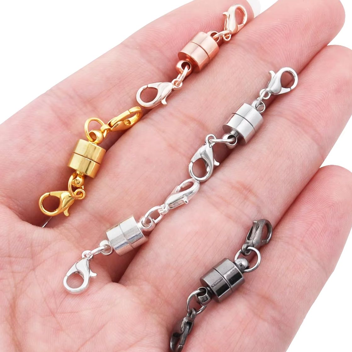 Jewelry Making Class - 5 Sätze/los Magnetische Verschlüsse Mit Karabiner