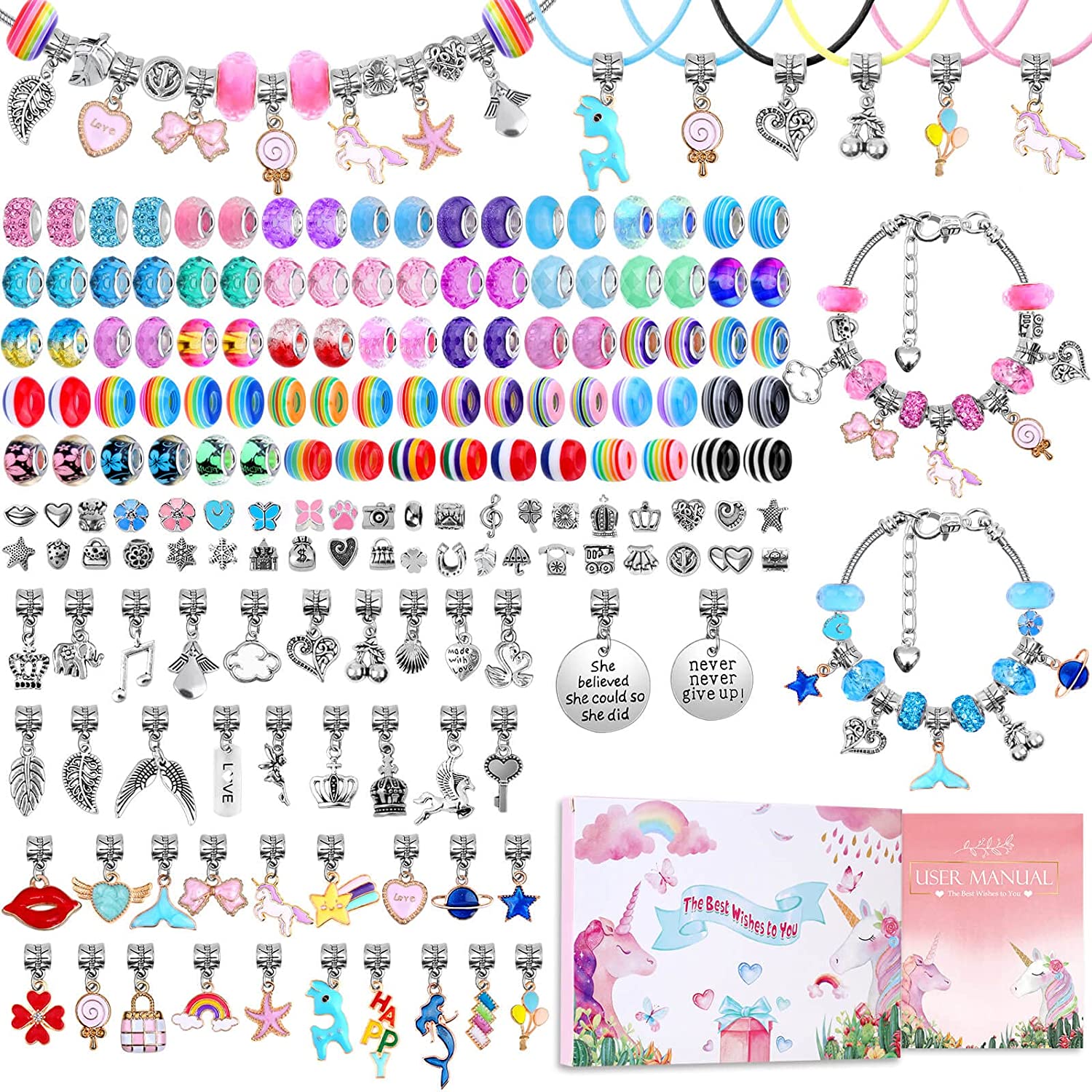 Jewelry Making Kits For Girls - Charm Armband machen Kit DIY Schmuck