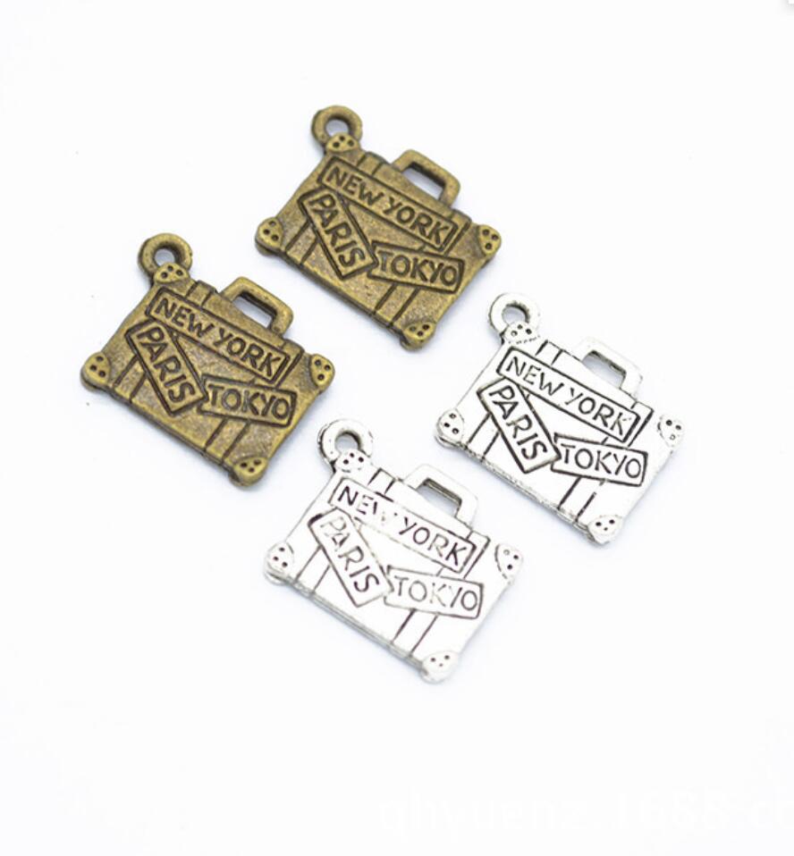 Jewelry Making York - 150 Stück Charms Reisetaschen New York