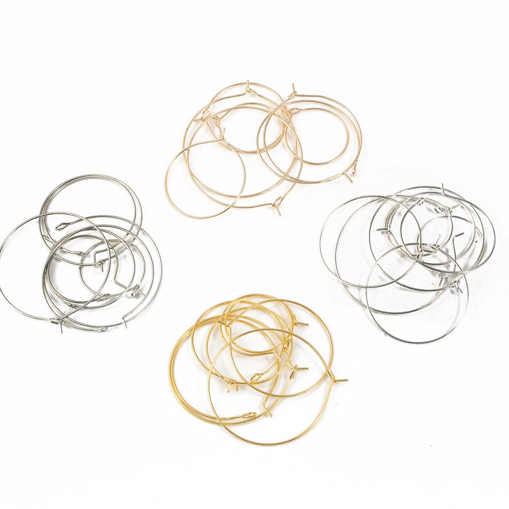 50 stücke 20 25 30 35 mm Silbe – Jewelry Making Hoops Bewertung und Preis