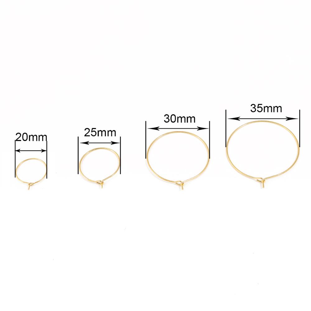 50 stücke 20 25 30 35 mm Silbe – Jewelry Making Hoops Bewertung und Preis