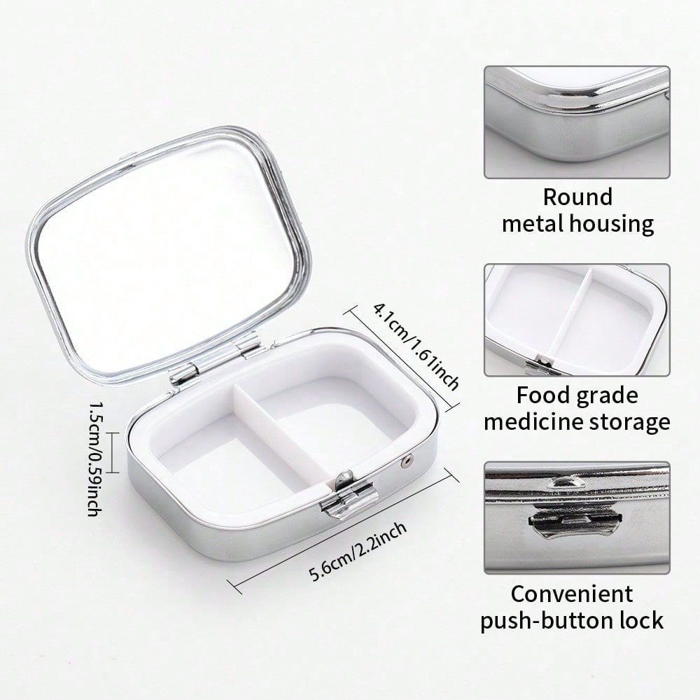 Eine bedruckte Pillendose mit  – Jewelry Making Place Bewertung und Preis