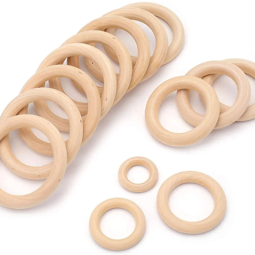Unbehandelte Massivholzringe 1 – Jewelry Making Hoops Bewertung und Preis