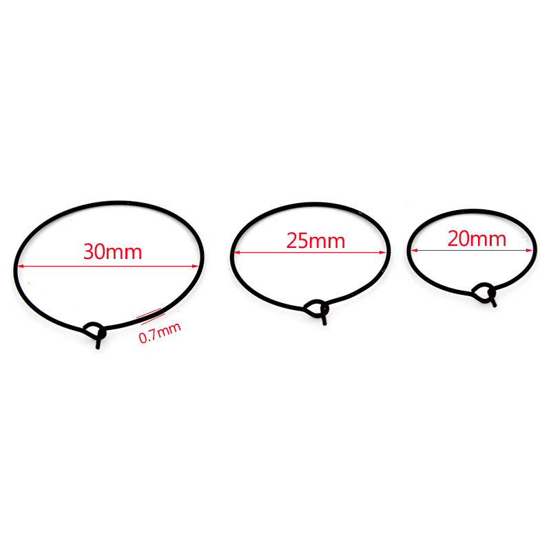 20 Stück 20mm 25mm 30mm Edelst – Jewelry Making Hoops Bewertung und Preis
