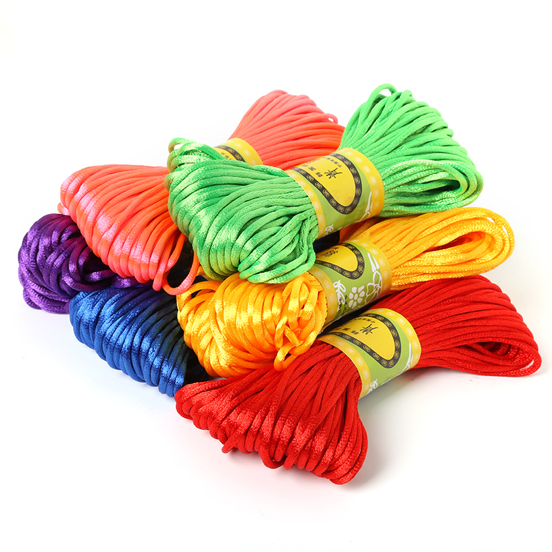2mm 20Meter weiche Satin Ratta – Knotting Cord Silk Bewertung und Preis