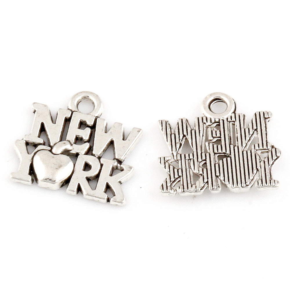 30 Stück Legierung „New York“  – Jewelry Making York Bewertung und Preis