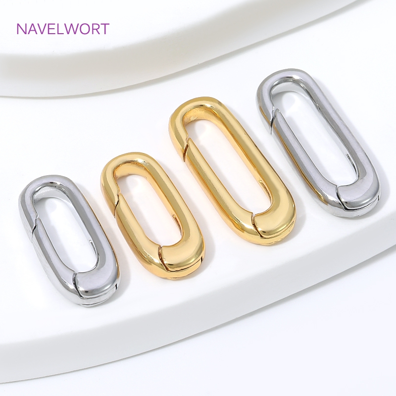 1/2/4 Stück 18K vergoldete ova – Jewelry Making Supplies Bewertung und Preis