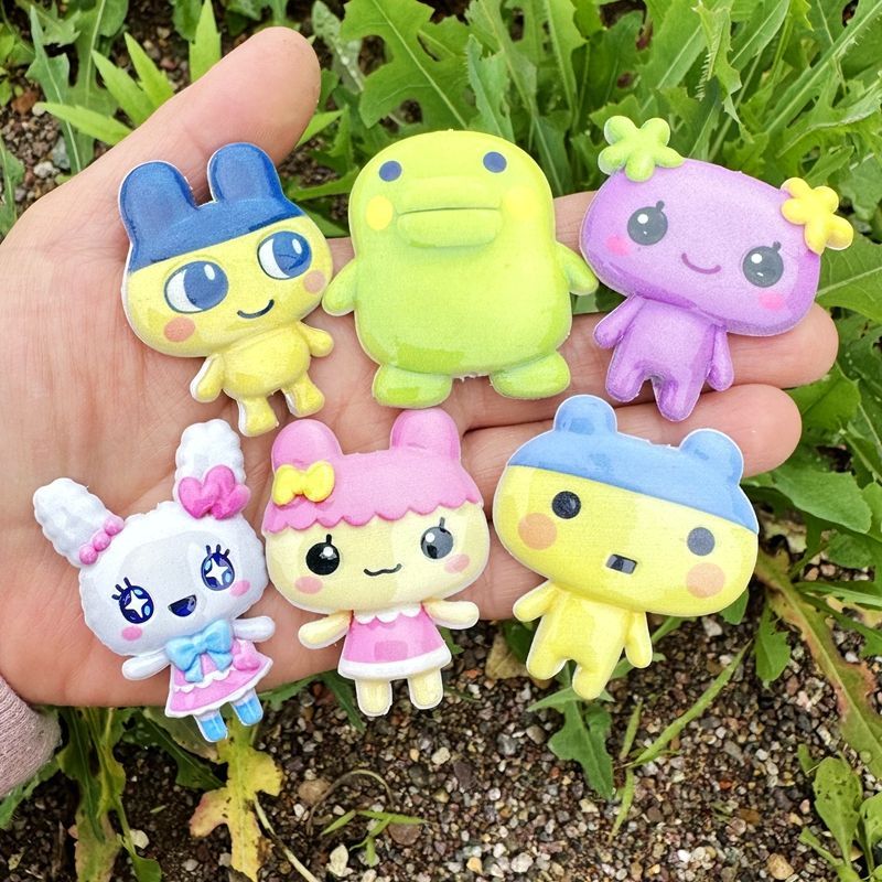 45mm Cartoon-Tamagotchi doppel – Jewelry Making Supplies Bewertung und Preis