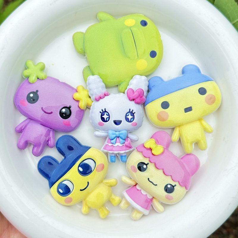 45mm Cartoon-Tamagotchi doppel – Jewelry Making Supplies Bewertung und Preis