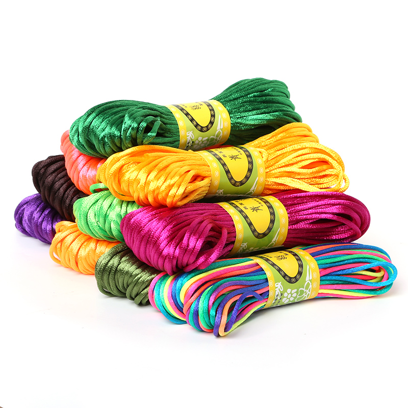 2,5 mm 20 Meter weiche Satin-R – Knotting Cord Silk Bewertung und Preis