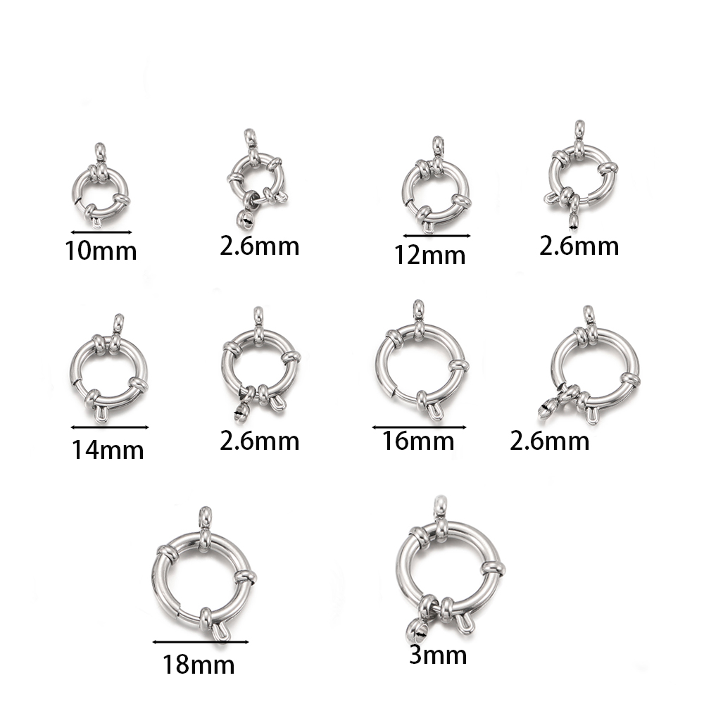 2 Stück Edelstahl Runde Federv – Jewelry Making Class Bewertung und Preis