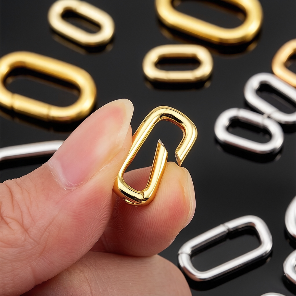 2 Stück 18K vergoldete ovale K – Jewelry Making Class Bewertung und Preis